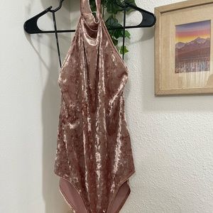 Velvet bodysuit